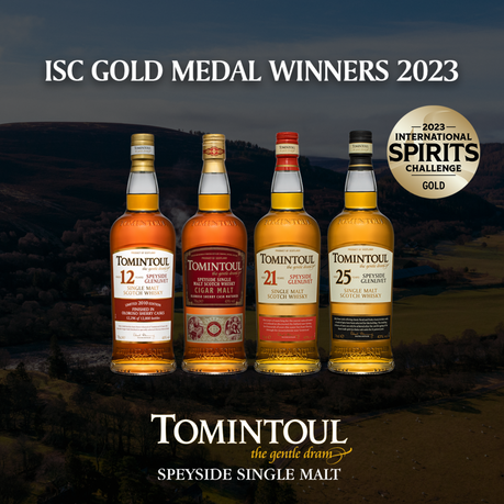 Tomintoul celebrate gold medal haul at the 2023 International Spirits Challenge