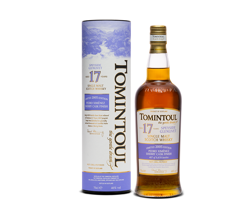 Tomintoul 17 Years Old 2005 Vintage Px Cask Finish Tomintoul 17 Years Old 2005 Vintage Px Cask Finish