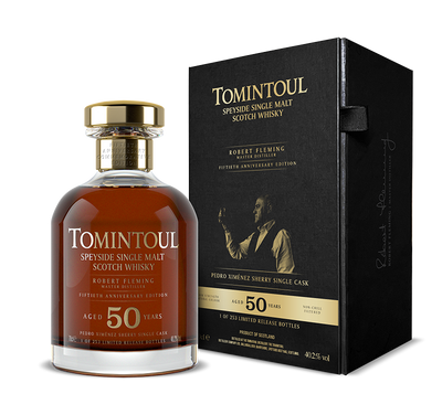 Tomintoul 50 Years Old Robert Fleming Fiftieth Anniversary Commemorative Bottling