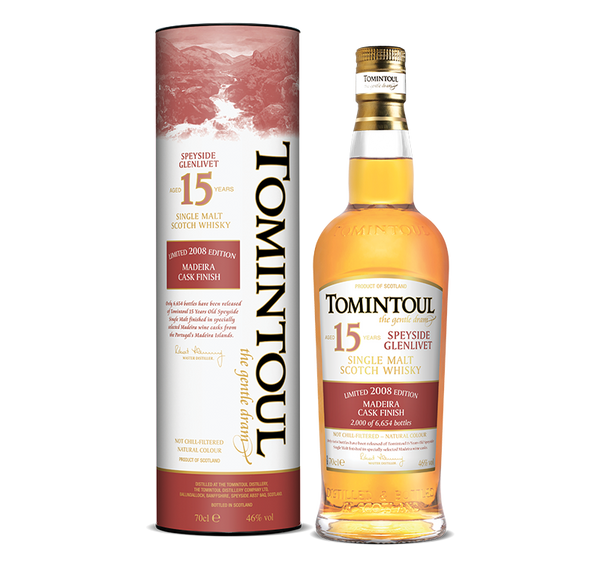 Tomintoul 15 Years Old 2008 Madeira Cask Finish Tomintoul 15 Years Old 2008 Madeira Cask Finish