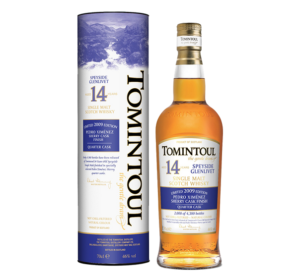 Tomintoul 14 Years Old 2009 Pedro Ximenez Sherry Quarter Cask Finish