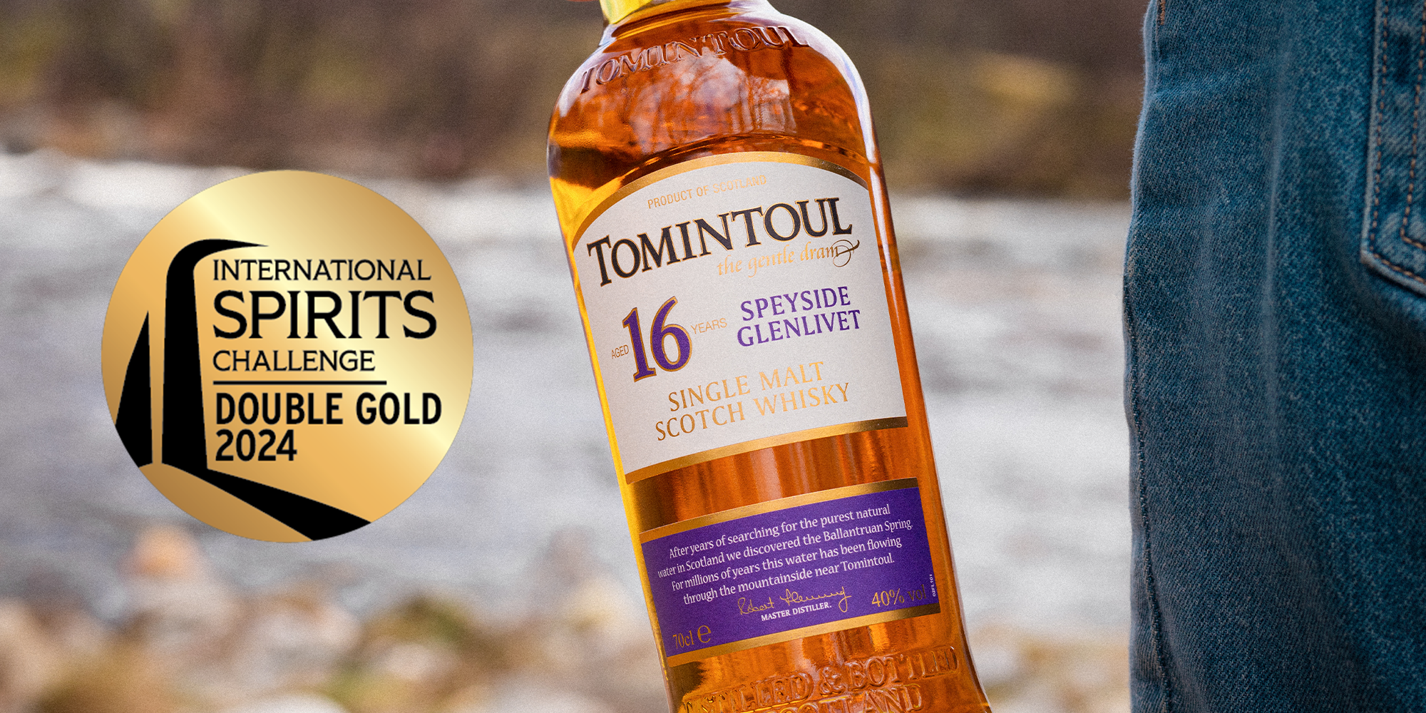Tomintoul takes home Double Gold and Gold medals at 2024 International Spirits Challenge