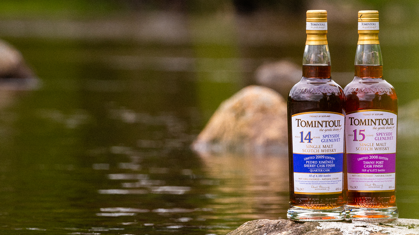 Tomintoul Distillery extends collection of limited edition aged cask finish expressions 