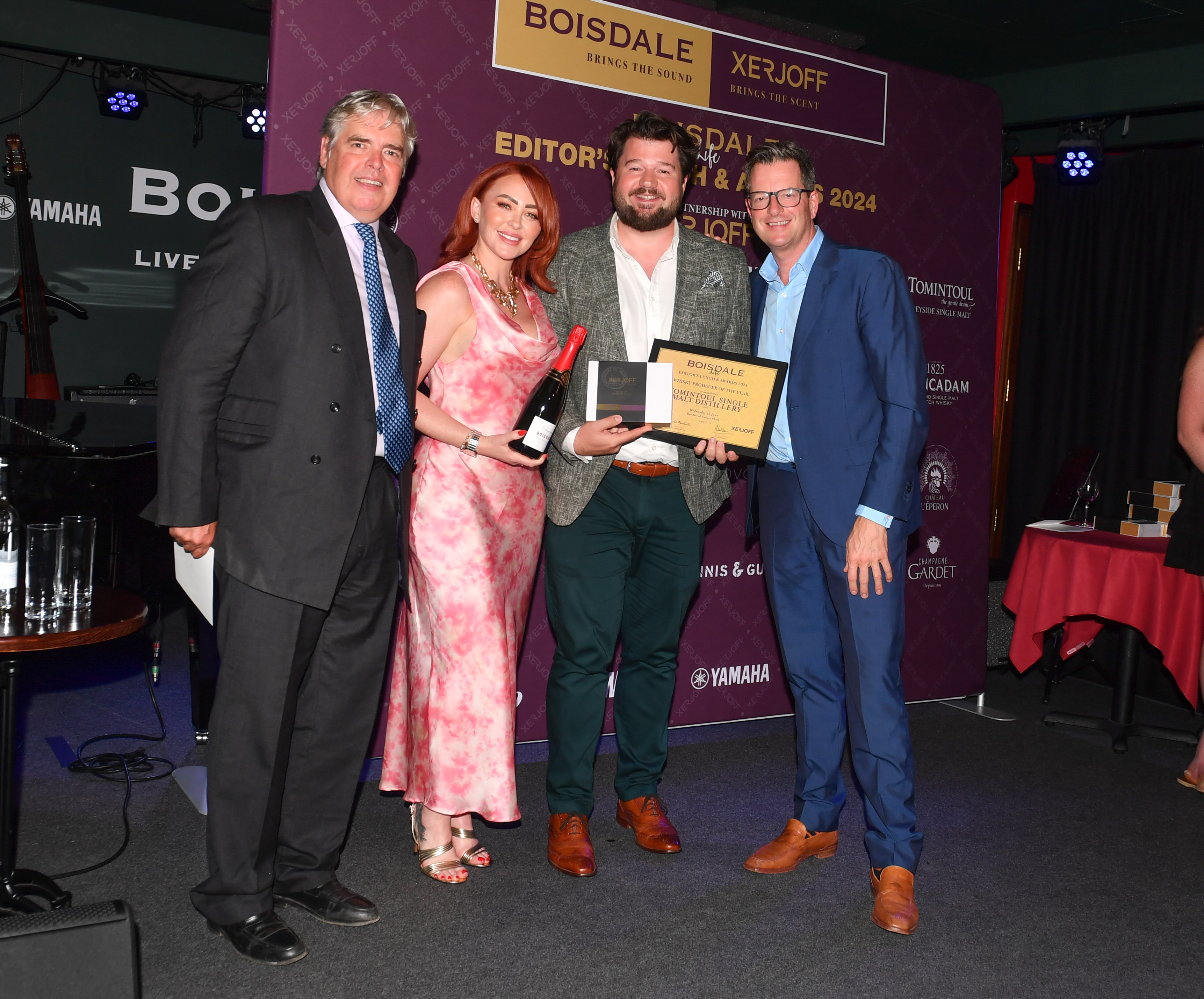 Tomintoul Distillery wins Boisdale Life Whisky Producer of the Year Award at the 2024 Boisdale Life Editor’s Lunch and Awards